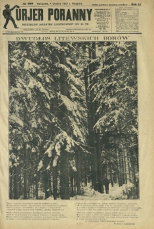 Kurjer Poranny : niedzielny dodatek ilustrowany do R. 51, No 336 (4 grudnia 1927)