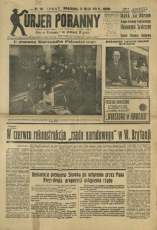 Kurjer Poranny. Kurjer Poranny Lubelski. R. 59, nr 140 (22 maja 1935)