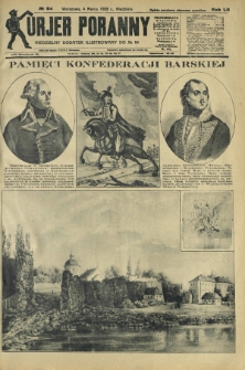 Kurjer Poranny : niedzielny dodatek ilustrowany do R.52, No 64 (4 marca 1928)