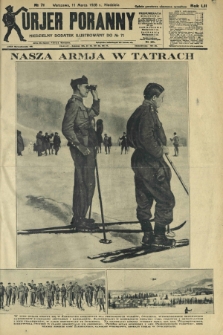 Kurjer Poranny : niedzielny dodatek ilustrowany do R.52, No 71 (11 marca 1928)