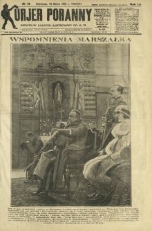 Kurjer Poranny : niedzielny dodatek ilustrowany do R.52, No 78 (18 marca 1928)