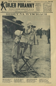 Kurjer Poranny : niedzielny dodatek ilustrowany do R.52, No 118 (29 kwietnia 1928)