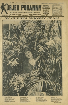 Kurjer Poranny : niedzielny dodatek ilustrowany do R.52, No 139 (20 maja 1928)