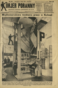 Kurjer Poranny : niedzielny dodatek ilustrowany do R.52, No 146 (27 maja 1928)