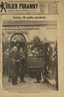 Kurjer Poranny : niedzielny dodatek ilustrowany do R.52, No 160 (10 czerwca 1928)