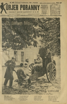 Kurjer Poranny : niedzielny dodatek ilustrowany do R.52, No 293 (21 października 1928)