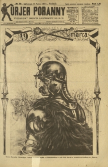 Kurjer Poranny : tygodniowy dodatek ilustrowany do R. 53, No 76 (17 marca 1929)