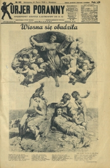 Kurjer Poranny : tygodniowy dodatek ilustrowany do R. 53, No 83 (24 marca 1929)