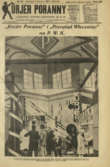 Kurjer Poranny : tygodniowy dodatek ilustrowany do R. 53, No 151 (2 czerwca 1929)