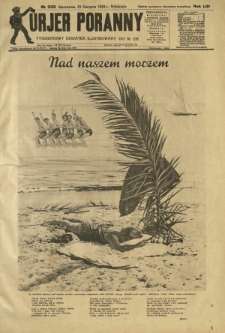 Kurjer Poranny : tygodniowy dodatek ilustrowany do R. 53, No 235 (25 sierpnia 1929)