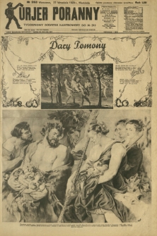 Kurjer Poranny : tygodniowy dodatek ilustrowany do R. 53, No 263 (22 września 1929)