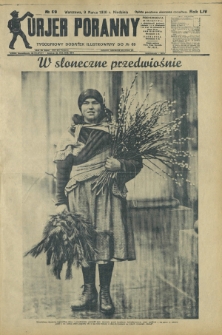 Kurjer Poranny : tygodniowy dodatek ilustrowany do R. 54, No 69 (9 marca 1930)
