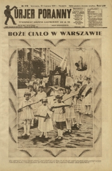 Kurjer Poranny : tygodniowy dodatek ilustrowany do R. 54, No 178 (29 czerwca 1930)