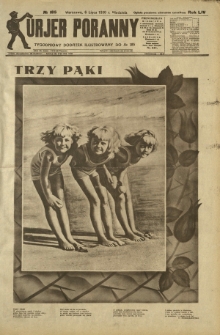 Kurjer Poranny : tygodniowy dodatek ilustrowany do R. 54, No 185 (6 lipca 1930)