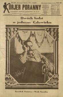 Kurjer Poranny : tygodniowy dodatek ilustrowany do R. 54, No 227 (17 sierpnia 1930)