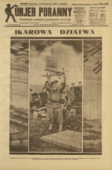 Kurjer Poranny : tygodniowy dodatek ilustrowany do R. 54, No 290 (19 października 1930)
