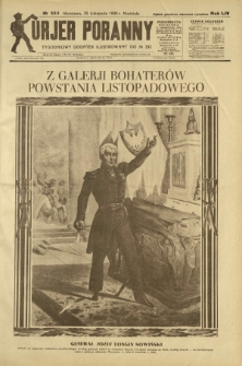 Kurjer Poranny : tygodniowy dodatek ilustrowany do R. 54, No 332 (30 listopada 1930)
