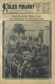 Kurjer Poranny : tygodniowy dodatek ilustrowany do R. 55, No 94 (4 kwietnia 1931)