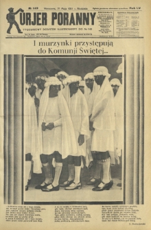 Kurjer Poranny : tygodniowy dodatek ilustrowany do R. 55, No 149 (31 maja 1931)