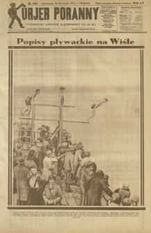 Kurjer Poranny : tygodniowy dodatek ilustrowany do R. 55, No 261 (20 września 1931)