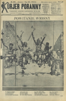 Kurjer Poranny : tygodniowy dodatek ilustrowany do R. 56, No 120 (1 maja 1932)