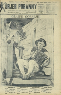 Kurjer Poranny : tygodniowy dodatek ilustrowany do R. 56, No 204 (24 lipca 1932)