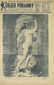 Kurjer Poranny : tygodniowy dodatek ilustrowany do R. 56, No 295 (23 października 1932)