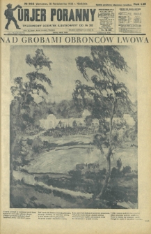 Kurjer Poranny : tygodniowy dodatek ilustrowany do R. 56, No 302 (30 października 1932)