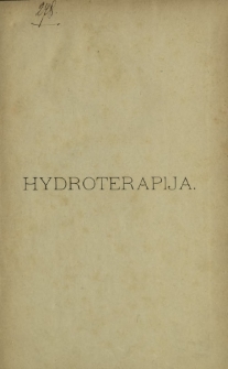 Hydroterapija