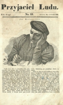 Przyjaciel Ludu : czyli tygodnik potrzebnych i pożytecznych wiadomości. R. 2, No 23 (5 grudnia 1835)