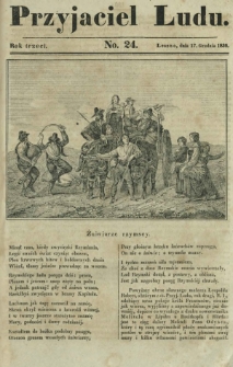 Przyjaciel Ludu : czyli tygodnik potrzebnych i pożytecznych wiadomości. R. 3, No 24 (17 grudnia 1836)