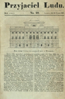 Przyjaciel Ludu : czyli tygodnik potrzebnych i pożytecznych wiadomości. R. 3, No 29 (21 stycznia 1837)