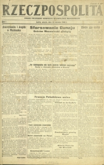 Rzeczpospolita : organ Polskiego Komitetu Wyzwolenia Narodowego. R. 1, nr 27 (29 sierpnia 1944)