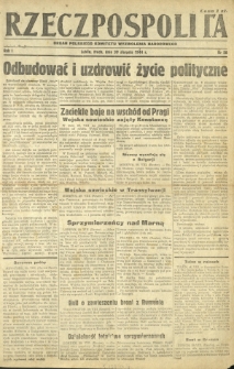 Rzeczpospolita : organ Polskiego Komitetu Wyzwolenia Narodowego. R. 1, nr 28 (30 sierpnia 1944)