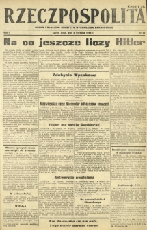 Rzeczpospolita : organ Polskiego Komitetu Wyzwolenia Narodowego. R. 1, nr 35 (6 września 1944)