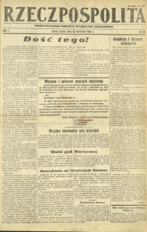 Rzeczpospolita : organ Polskiego Komitetu Wyzwolenia Narodowego. R. 1, nr 42 (13 września 1944)