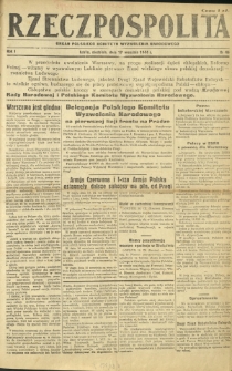 Rzeczpospolita : organ Polskiego Komitetu Wyzwolenia Narodowego. R. 1, nr 46 (17 września 1944)