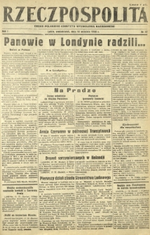 Rzeczpospolita : organ Polskiego Komitetu Wyzwolenia Narodowego. R. 1, nr 47 (18 września 1944)