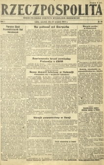 Rzeczpospolita : organ Polskiego Komitetu Wyzwolenia Narodowego. R. 1, nr 49 (21 września 1944)