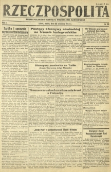 Rzeczpospolita : organ Polskiego Komitetu Wyzwolenia Narodowego. R. 1, nr 50 (22 września 1944)
