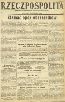 Rzeczpospolita : organ Polskiego Komitetu Wyzwolenia Narodowego. R. 1, nr 56 (28 września 1944)