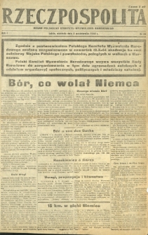 Rzeczpospolita : organ Polskiego Komitetu Wyzwolenia Narodowego. R. 1, nr 66 (8 października 1944)