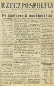 Rzeczpospolita : organ Polskiego Komitetu Wyzwolenia Narodowego. R. 1, nr 83 (25 października 1944)