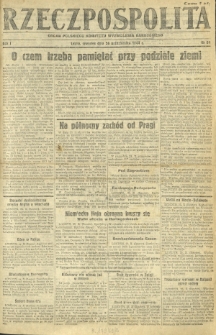Rzeczpospolita : organ Polskiego Komitetu Wyzwolenia Narodowego. R. 1, nr 84 (26 października 1944)