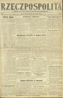 Rzeczpospolita : organ Polskiego Komitetu Wyzwolenia Narodowego. R. 1, nr 87 (29 października 1944)