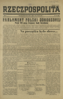 Rzeczpospolita. R. 2, nr 193=333 (20 lipca 1945)