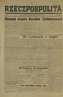 Rzeczpospolita. R. 2, nr 201=341 (28 lipca 1945)