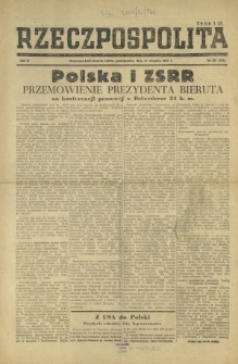 Rzeczpospolita. R. 2, nr 231=371 (27 sierpnia 1945)