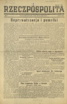 Rzeczpospolita. R. 2, nr 232=372 (28 sierpnia 1945)