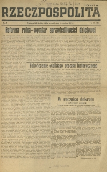 Rzeczpospolita. R. 2, nr 241=381 (6 września 1945)